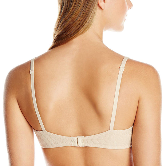 Maidenform Women`s One Fab Fit Embellished Scallop Neckline Demi Bra