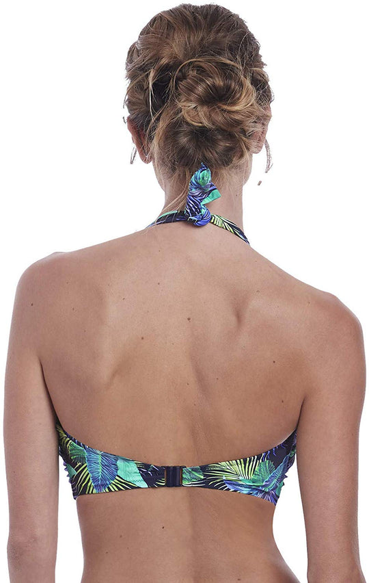 Fantasie Womens Coconut Grove Underwire Twist Scarf Tie Bandeau Bikini Top