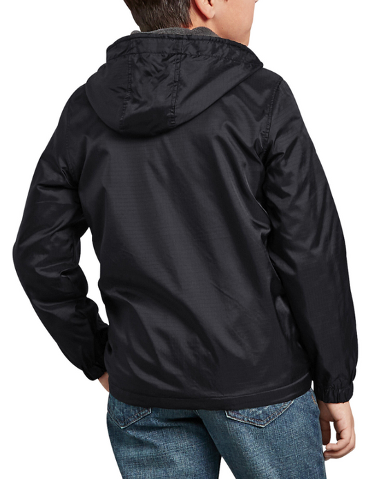Dickies Kids Fleece Lined Hooded Nylon Jacket