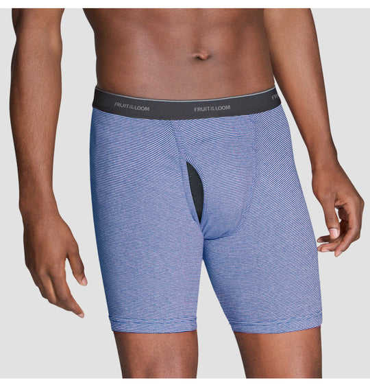 Fruit Of The Loom Mens Coolzone Boxer Brief 5 Pack, XL, Assorted