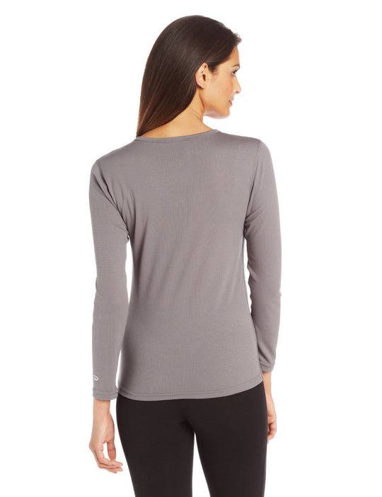 Duofold by Champion Women's Base Weight First Layer Long Sleeve Crew with Champion Vapor Technology