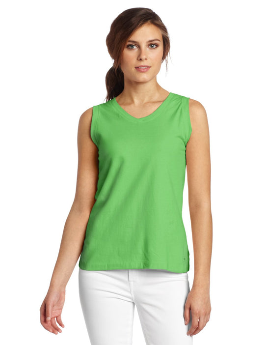 Champion Women's Favorite Cotton V-Neck Tank Top