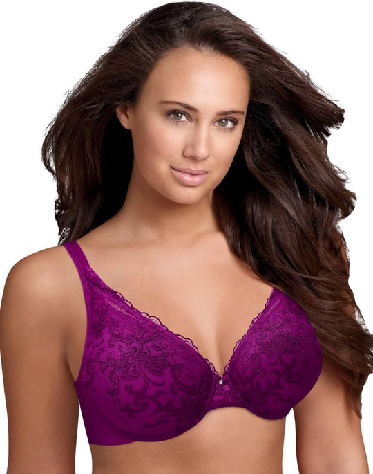 Playtex Secrets Side Smoothing Embroidered Undewire Bra