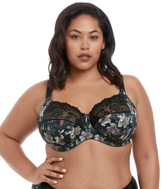 Elomi Womens Morgan Underwire Full Cup Stretch Lace Banded Bra