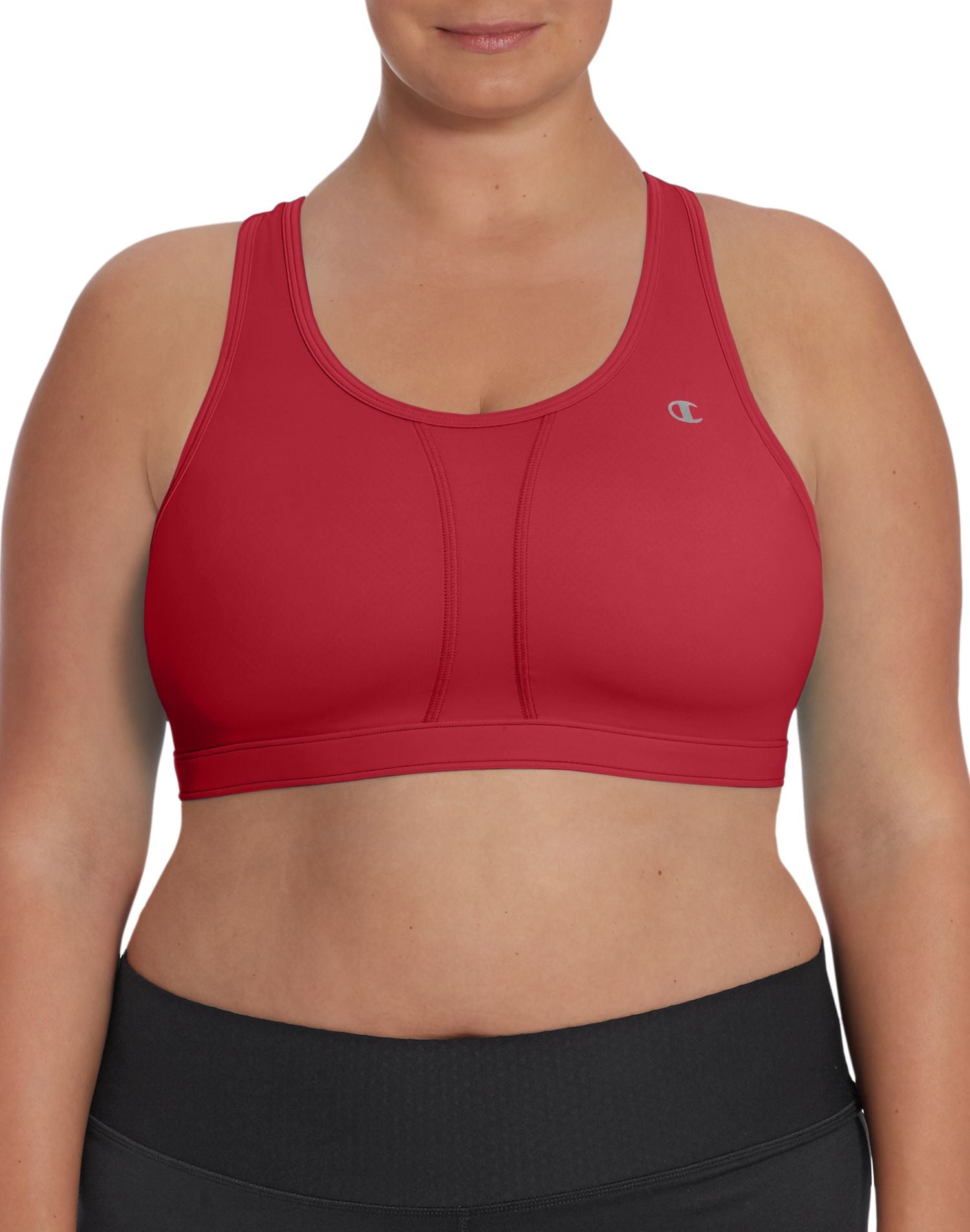 Champion Women's Plus-Size Vented Compression Sports Bra  Sports bra, Compression  sports bra, Plus size sports bras