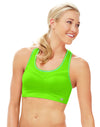 Champion Double Dry Women's Seamless Racer-Back Medium Control Sports Bra