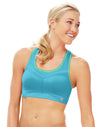 Champion Double Dry Women's Seamless Racer-Back Medium Control Sports Bra