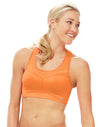 Champion Double Dry Women's Seamless Racer-Back Medium Control Sports Bra