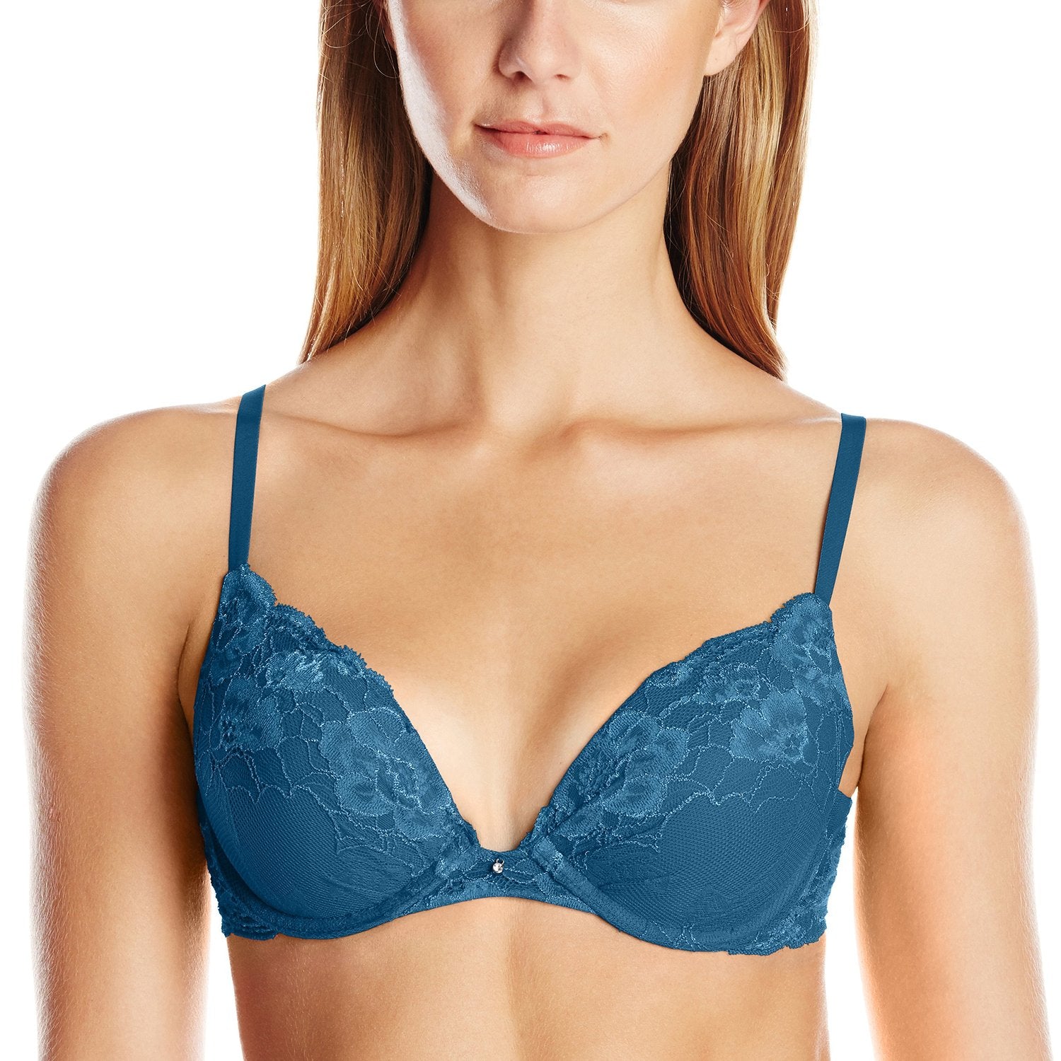 maidenform comfort devotion women's embellished plunge push up bra, 09443,  36d 