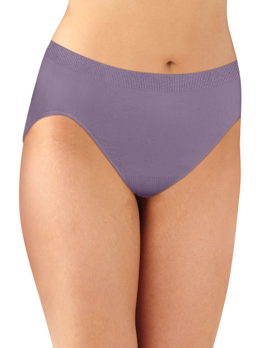 Bali Comfort Revolution Microfiber Solid Hi-Cut Brief