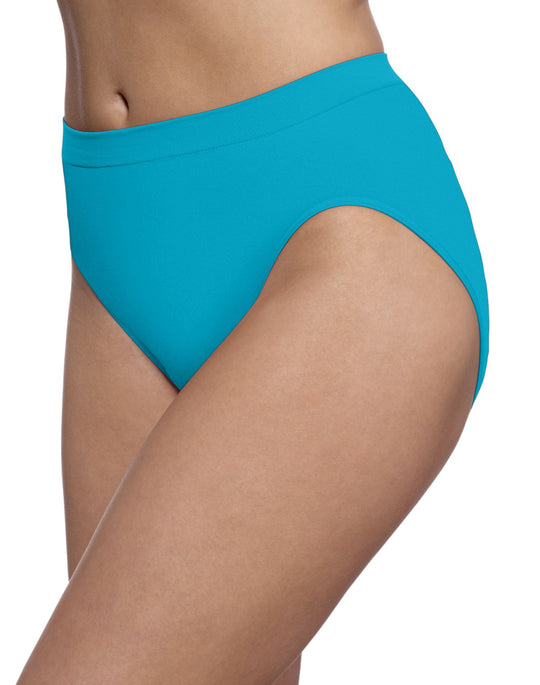 Bali Comfort Revolution Microfiber Solid Hi-Cut Brief
