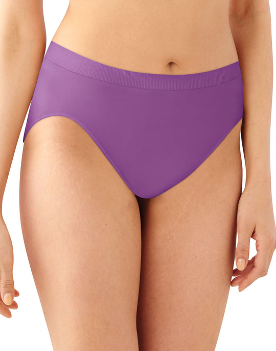 Bali Comfort Revolution Microfiber Solid Hi-Cut Brief