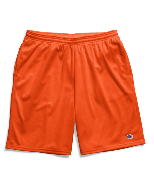 Champion Men's Long Mesh Shorts with Pockets