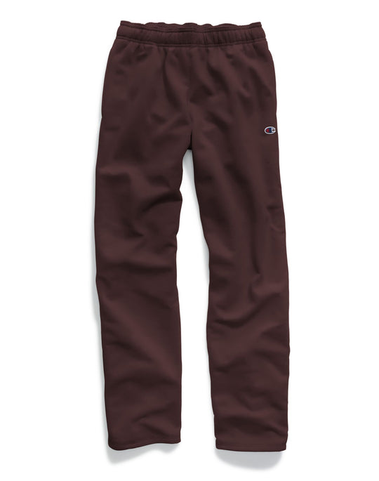 Champion Men`s Powerblend Fleece Open Bottom Pants
