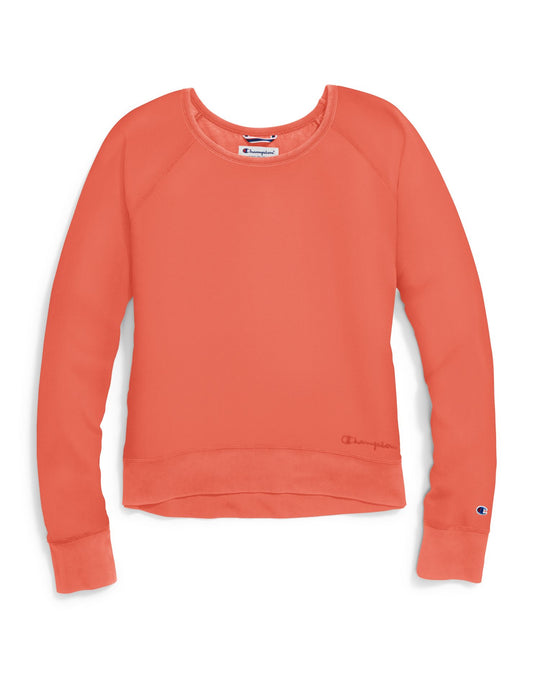 Champion Womens Heritage Vintage Dye Fleece Crew