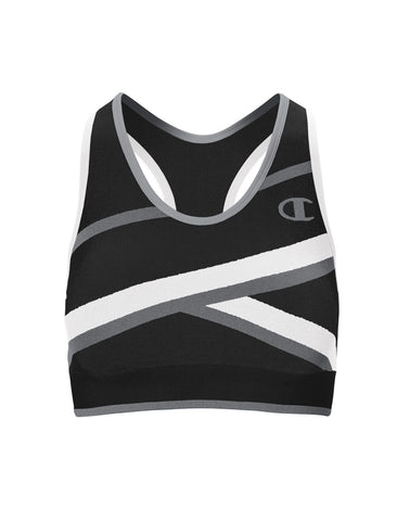 Champion Womens The Infinity Asymmetrical Racerback Sports Bra