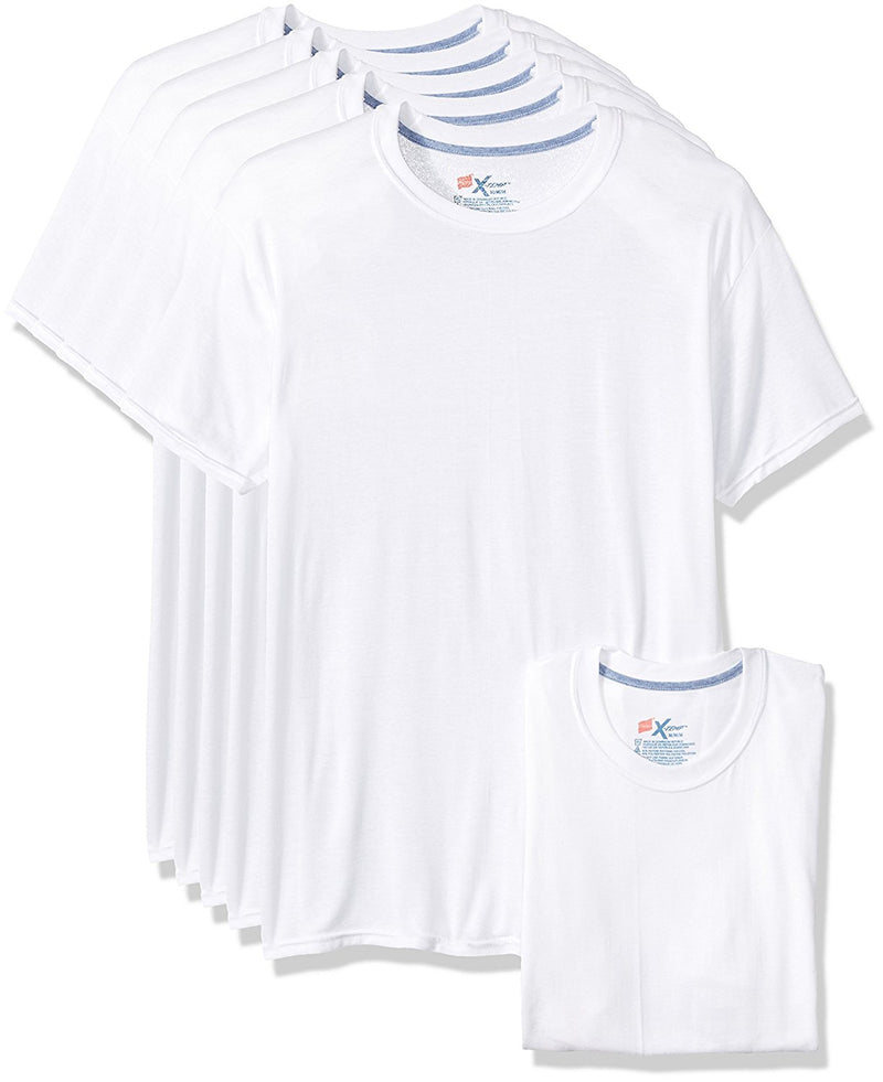 Hanes Mens X-Temp Comfort Cool Crewneck Undershirt 5-Pack