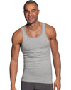 Hanes Mens FreshIQ ComfortSoft Dyed Black/Grey Tank Undershirt 5-Pack