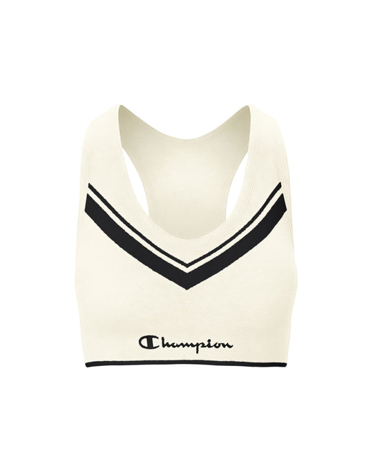 Champion Womens The Sweatshirt Chevron Racerback Sports Bra