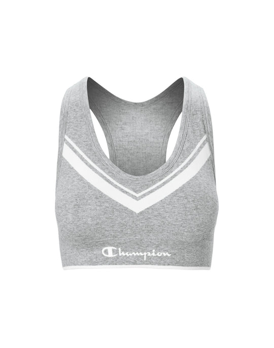 Champion Womens The Sweatshirt Chevron Racerback Sports Bra