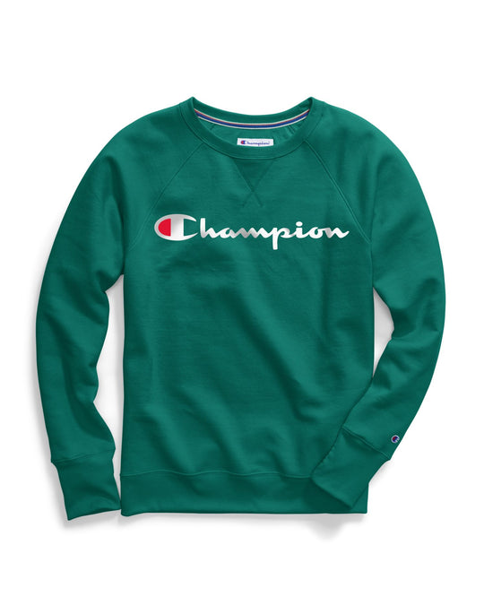 Champion Womens Powerblend Fleece Boyfriend Crew