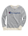 Champion Womens Plus Powerblend Fleece Boyfriend Crew