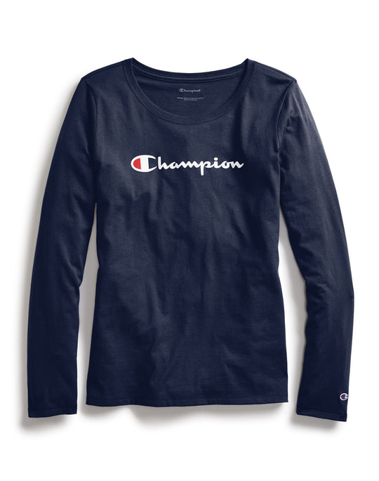 Champion Womens Classic Long-Sleeve Tee