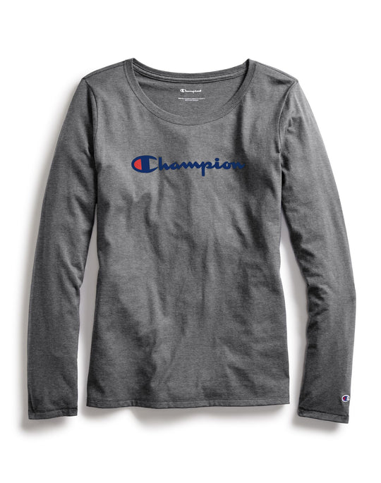 Champion Womens Classic Long-Sleeve Tee