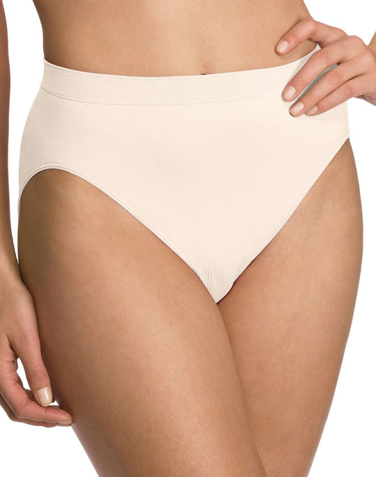 Bali Comfort Revolution Microfiber Solid Hi-Cut Brief