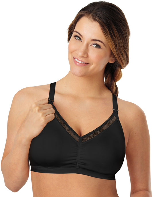 Playtex Womens Nursing Shaping Foam Wirefree Bra with Lace