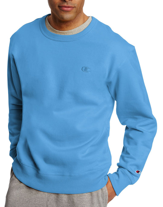 Champion Men`s Powerblend Fleece Pullover Crew