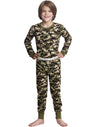 Hanes Boys Waffle Knit Thermal Camo Set