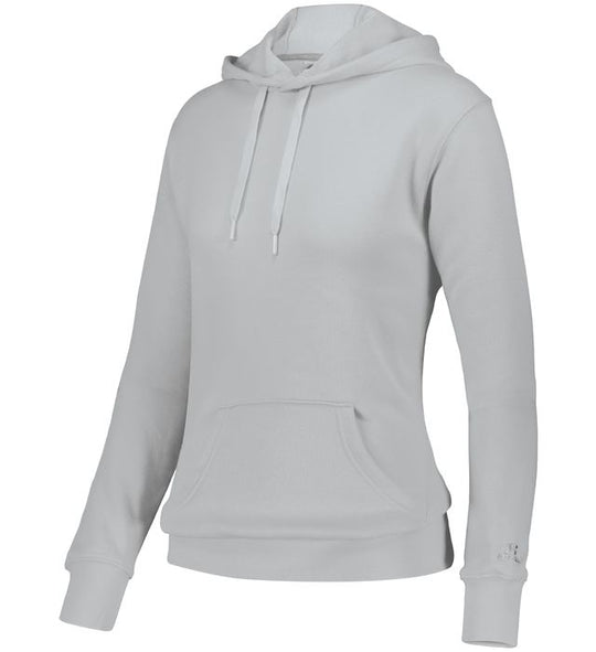Russell Athletic Womens Lightweight Hooded Sweatshirt, XL, White