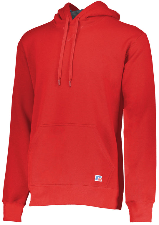 Russell Athletic Cotton Rich Fleece Hooded Sweatshirt, XL, True Red