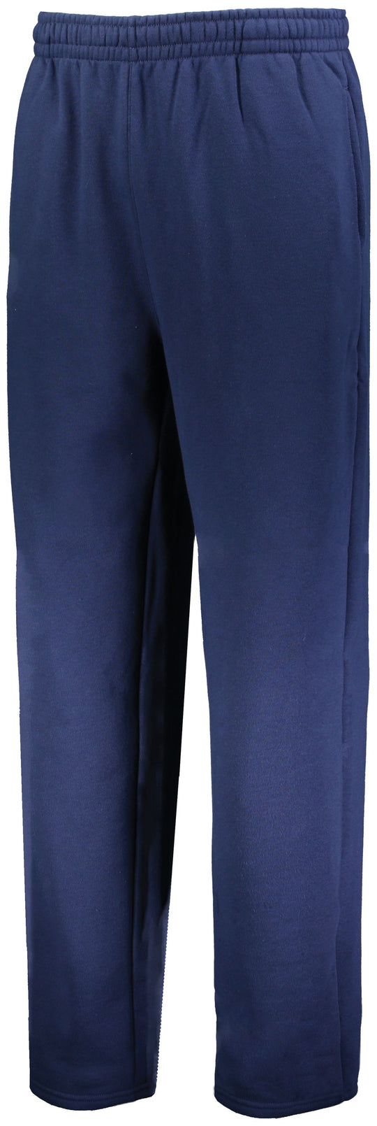 Russell Athletic Cotton Rich Open Bottom Sweatpants , XL, Navy