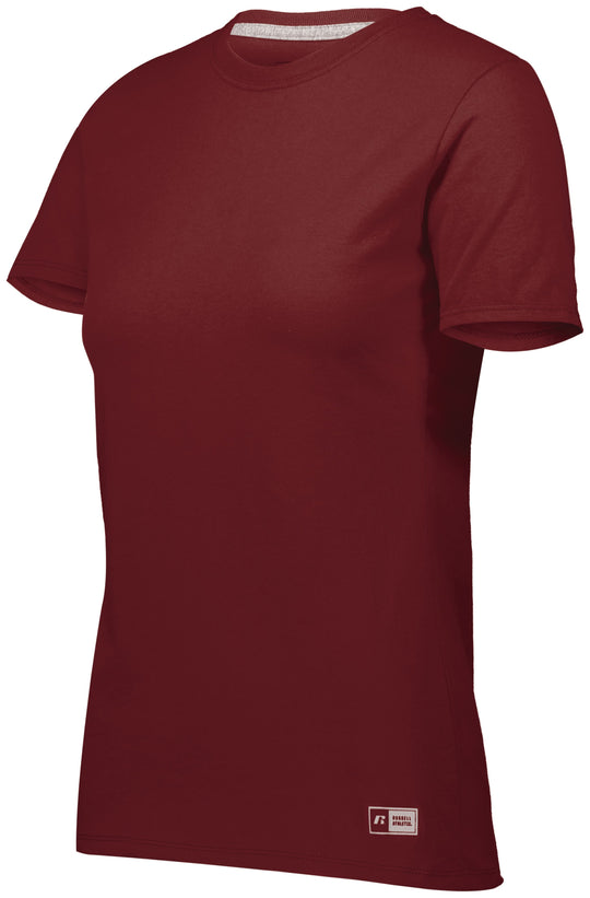 Russell Athletic Womens Essential 60/40 Performance T-Shirt, XS, White