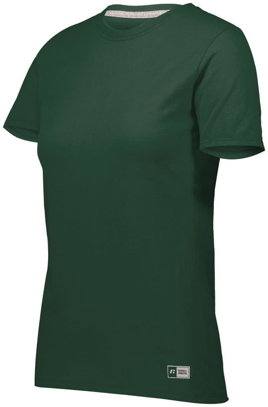 Russell Athletic Womens Essential 60/40 Performance T-Shirt, XS, White