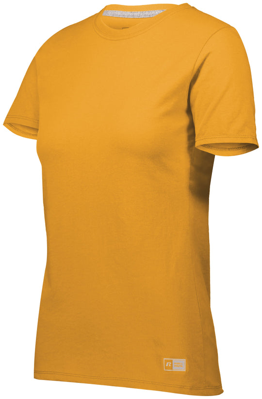 Russell Athletic Womens Essential 60/40 Performance T-Shirt, XS, White