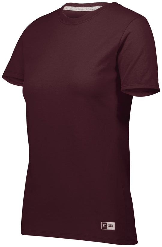 Russell Athletic Womens Essential 60/40 Performance T-Shirt, XS, White