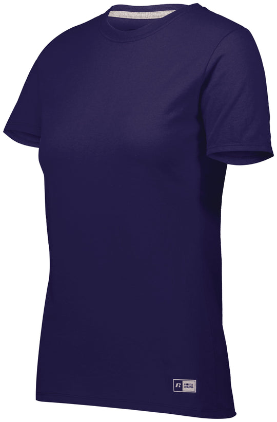 Russell Athletic Womens Essential 60/40 Performance T-Shirt, XS, White
