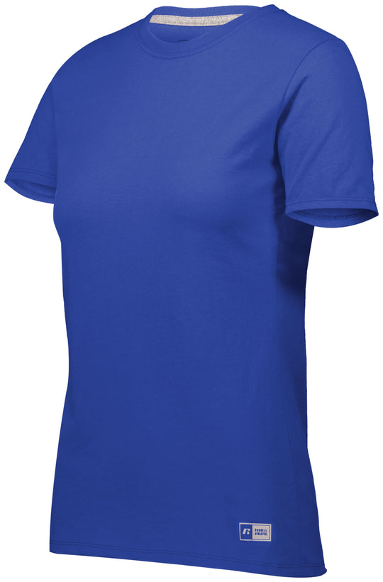 Russell Athletic Womens Essential 60/40 Performance T-Shirt, XS, White