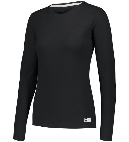 Russell Athletic Womens Essential 60/40 Performance Long Sleeve T-Shirt, XS