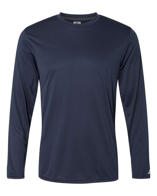 Russell Athletic Core Performance Long Sleeve T-Shirt, XL, White