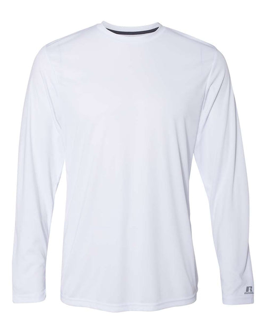 Russell Athletic Core Performance Long Sleeve T-Shirt, XL, White