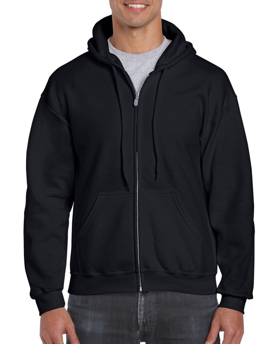 Gildan Mens DryBlend Full Zip Hooded Sweatshirt, L, Sport Grey