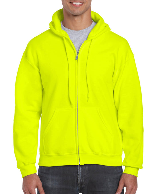 Gildan Mens DryBlend Full Zip Hooded Sweatshirt, L, Sport Grey