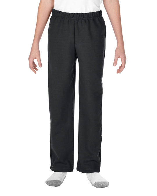 Gildan Youth Heavy Blend Open Bottom Sweatpants, XL, Sport Grey