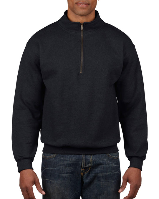 Gildan Mens Heavy Blend Vintage Cadet Collar Sweatshirt, XL, Navy