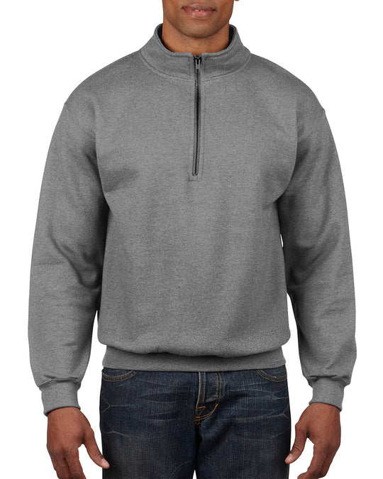 Gildan Mens Heavy Blend Vintage Cadet Collar Sweatshirt, XL, Navy