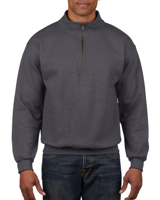 Gildan Mens Heavy Blend Vintage Cadet Collar Sweatshirt, XL, Navy